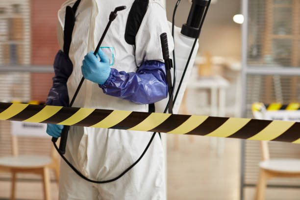 Professional Blood Cleanup technician working in Thornton, PA